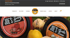 Desktop Screenshot of joessauces.com